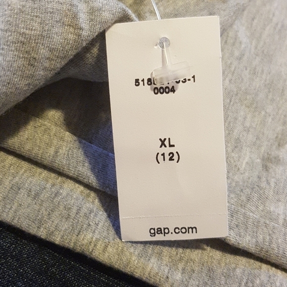 Gap girls size 12 cropped gray pants - Picture 2 of 3